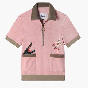 Tombolo 'Flamingo Tartare' Cabana shirt
